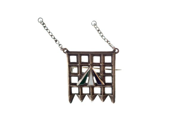 gold and green star pendant